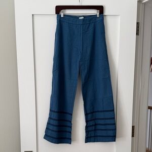 Outerknown Blue Wide-Leg Pants S